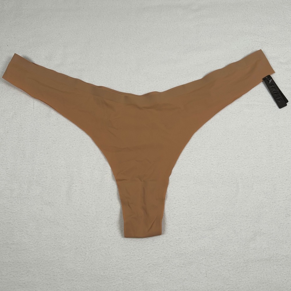 SKIMS Fits Everybody Thong DTH-0104 Panty Underwear Ochre 4X NWT Womens
